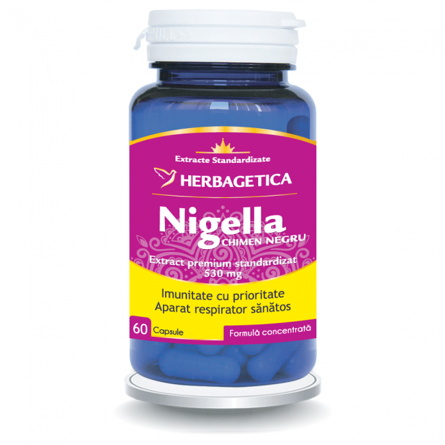 Nigella Chimen Negru Herbagetica 60 Capsule