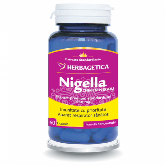 Nigella Chimen Negru Herbagetica 60 Capsule