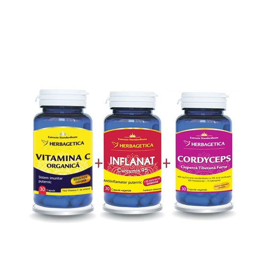 Formula Impotriva Racelii Herbagetica 30 capsule + 30 capsule + 30 capsule