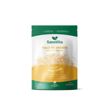 Fulgi de drojdie uscata inactiva, 200 g, Sanovita