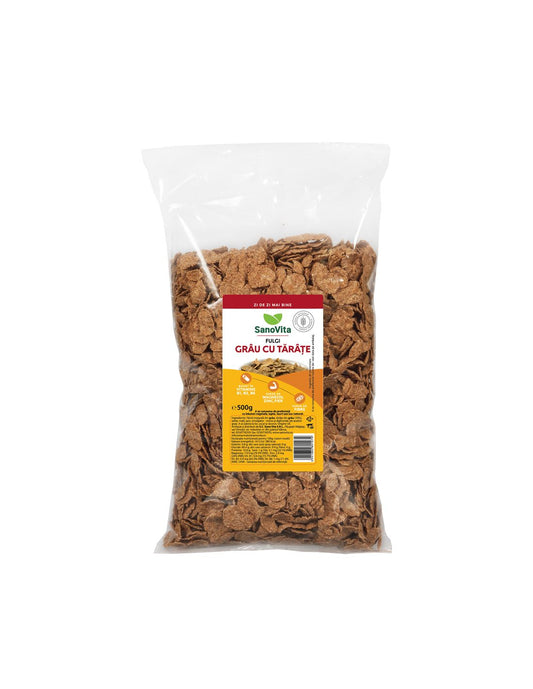 FULGI DE GRÂU CU TĂRÂȚE 500 G