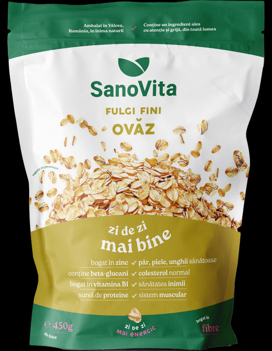FULGI DE OVĂZ FINI 450G
