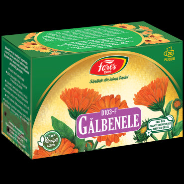 Gălbenele, D103, ceai la plic
