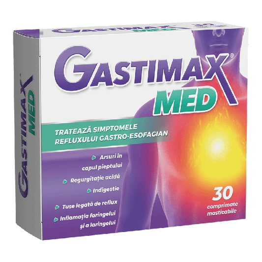 GASTIMAX MED 3 bls x 10 cpr masticabile