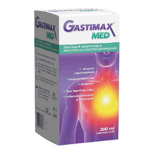 GASTIMAX MED suspensie orală x 200 ml