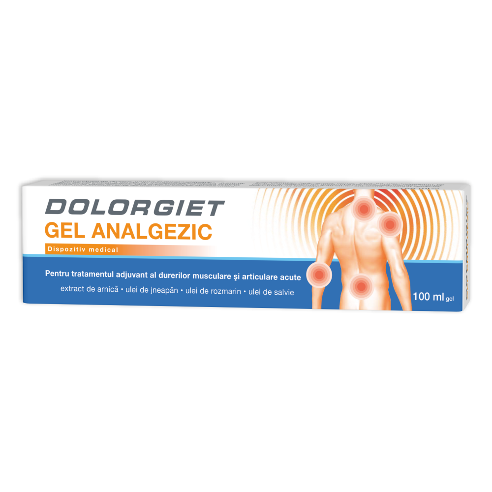 Gel analgezic Dolorgiet, 100 ml, Zdrovit