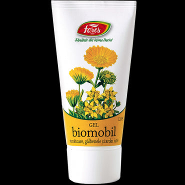 Biomobil cu sunătoare, gălbenele și ardei iute, L88, gel antireumatic