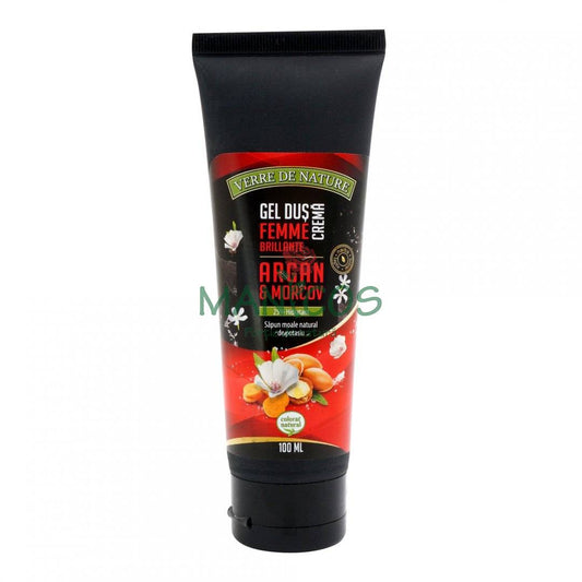 Gel de dus crema Femme Brillante cu argan, morcov si miere 100 ml