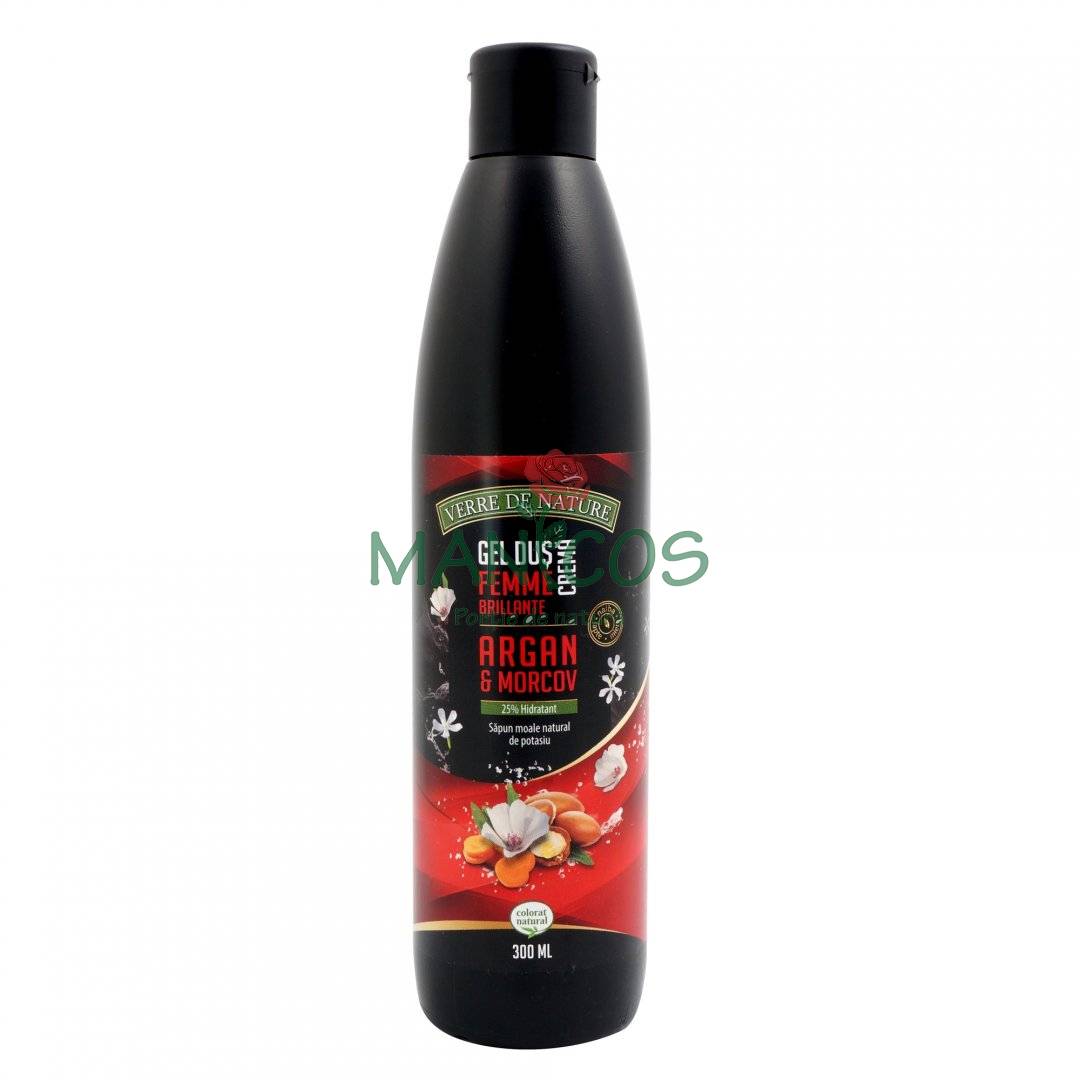 Gel de dus crema Femme Brillante cu argan, morcov si miere 300 ml