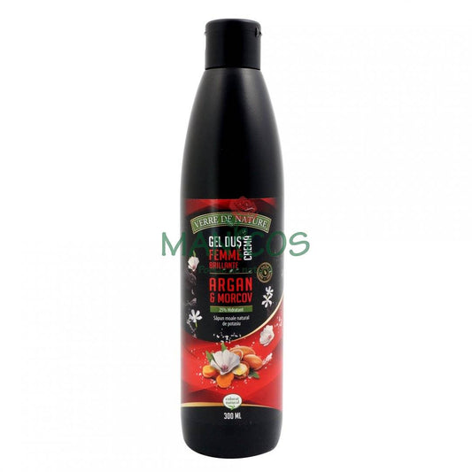 Gel de dus crema Femme Brillante cu argan, morcov si miere 300 ml