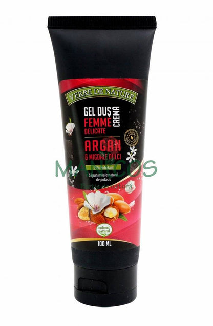 Gel de dus crema Femme Delicate cu argan, migdale dulci si miere 100 ml