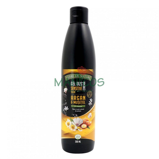 Gel de dus crema Sensitive Skin cu argan, musetel si miere 300 ml