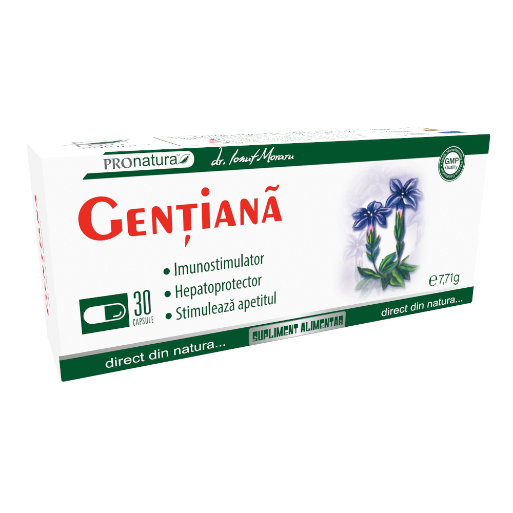 Gențiană 30cps blister