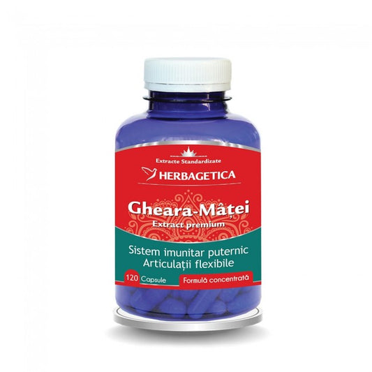 Gheara-Matei Extract Standardizat Herbagetica 120 capsule