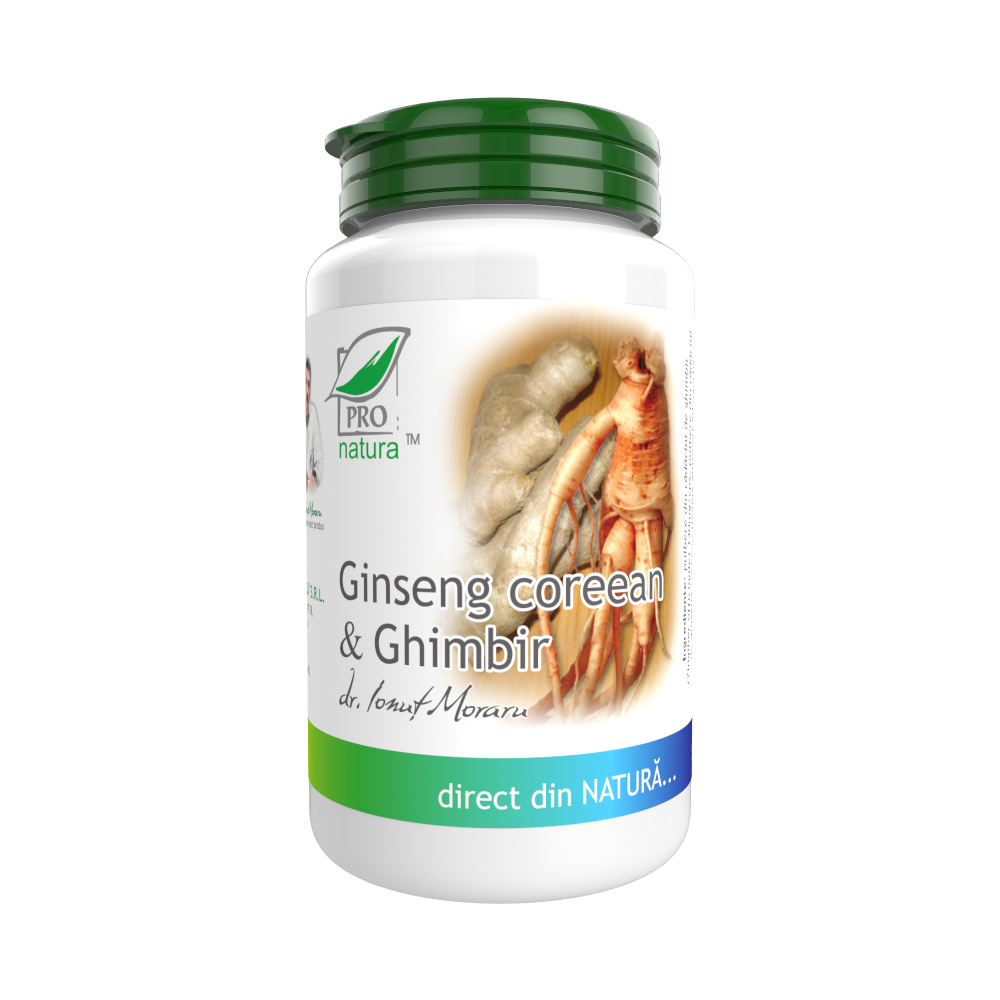 Ginseng Coreean si Ghimbir 60cps