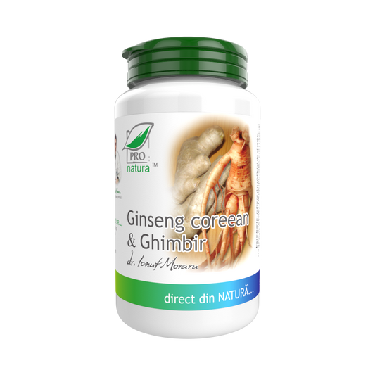 Ginseng Coreean si Ghimbir 60cps