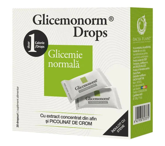 Glicemonorm Drops Mentine Glicemia normala 100g