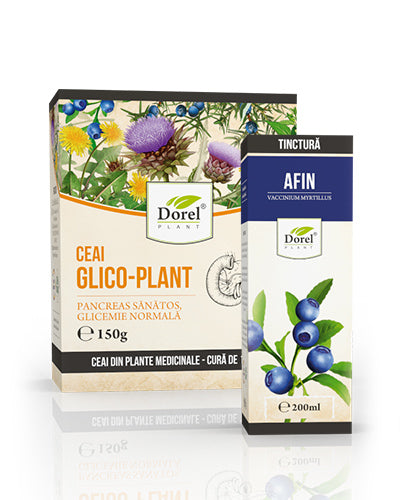Ceai Glico-Plant + Tinctură de Afin