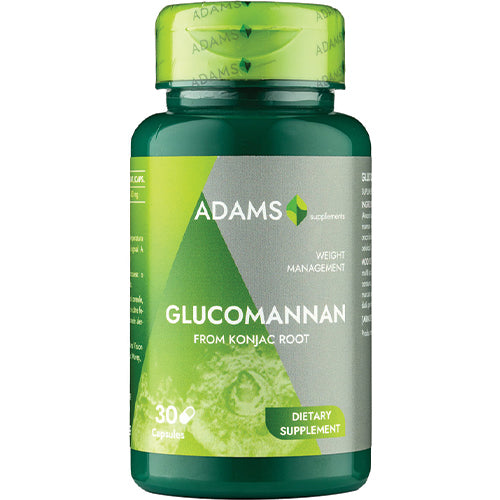 Glucomannan 450mg, 30cps, Adams Supplements