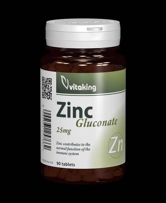 Gluconat de zinc 25 mg - 90 comprimate