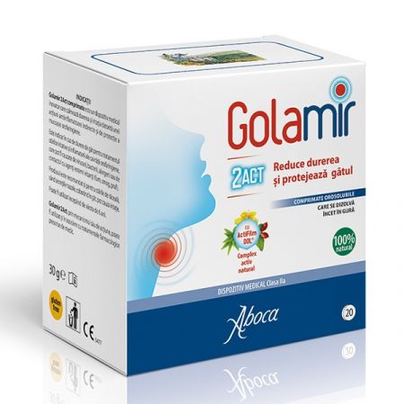Golamir 2ACT Tablete Aboca – Efect de barieră naturală