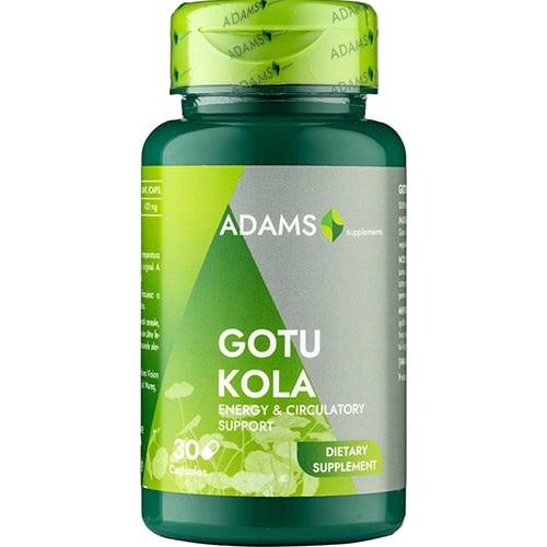 Gotu Kola 400mg, 30cps, Adams Supplements