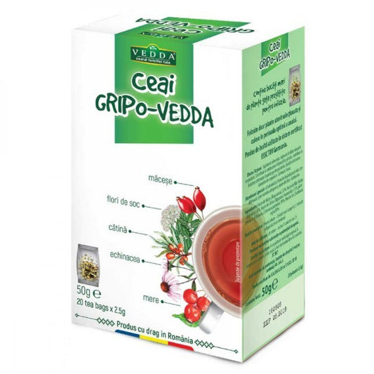 Ceai Vedda Gripo- 20 plicuri – 50 g