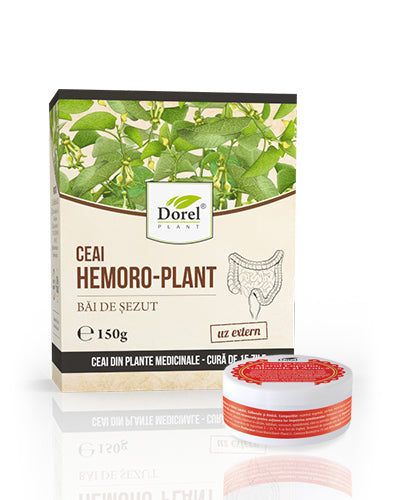 Ceai Hemoro-Plant (uz extern) + Cremă de Mărul lupului, Gălbenele și Arnică