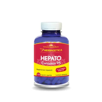 Hepato Curcumin95, 120 capsule vegetale, Herbagetica