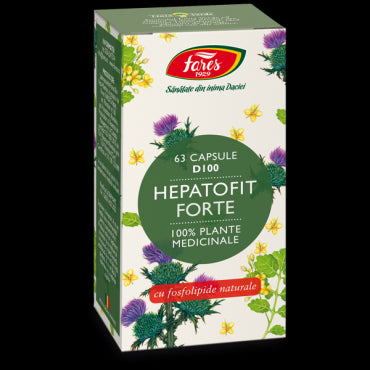Hepatofit Forte, D100, 63 capsule