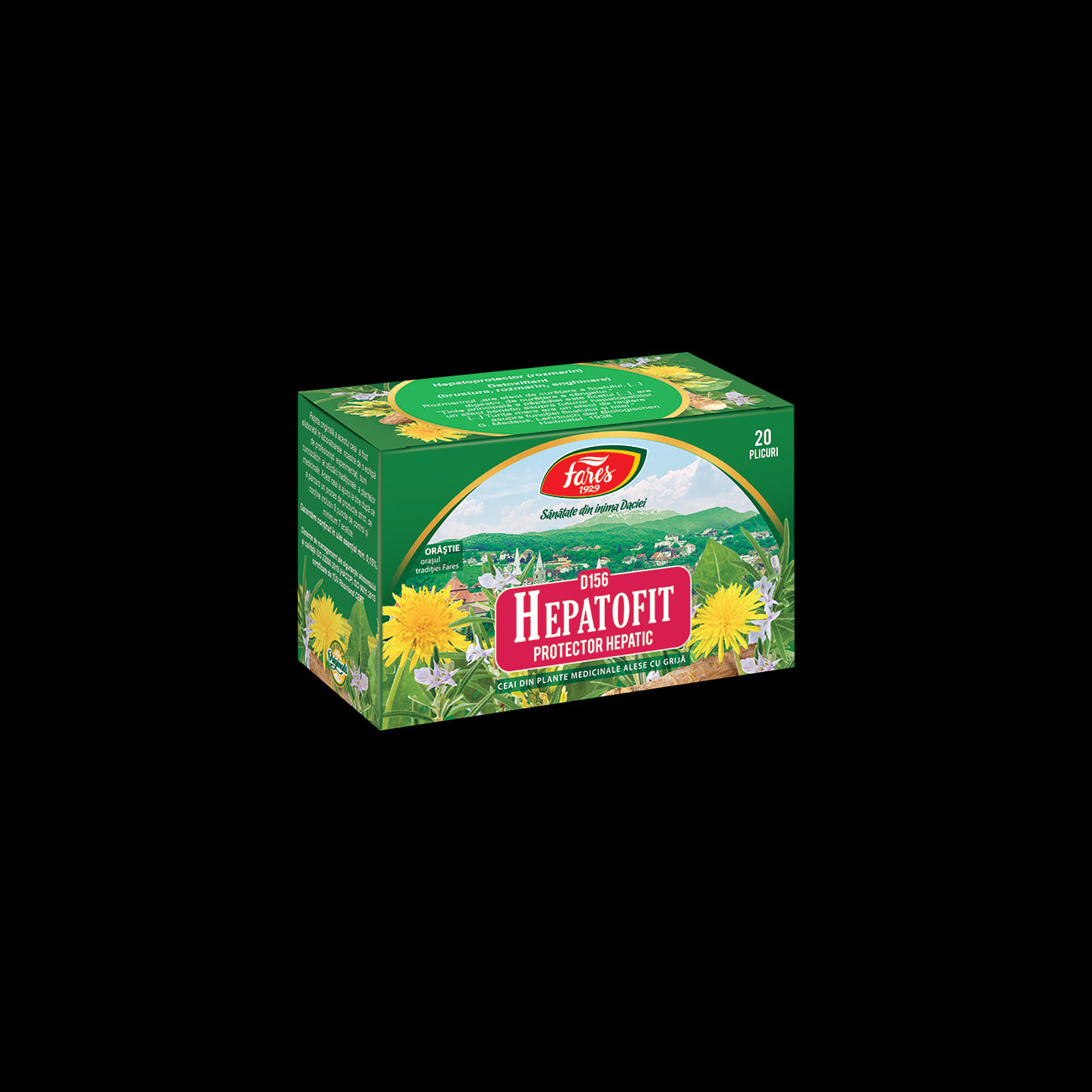 Hepatofit protector hepatic, D156, ceai la plic