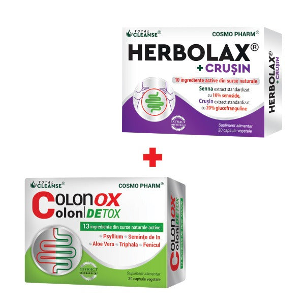 PACHET LAX & CLEANSE – LAXATIV NATURAL SI DETOX COLON