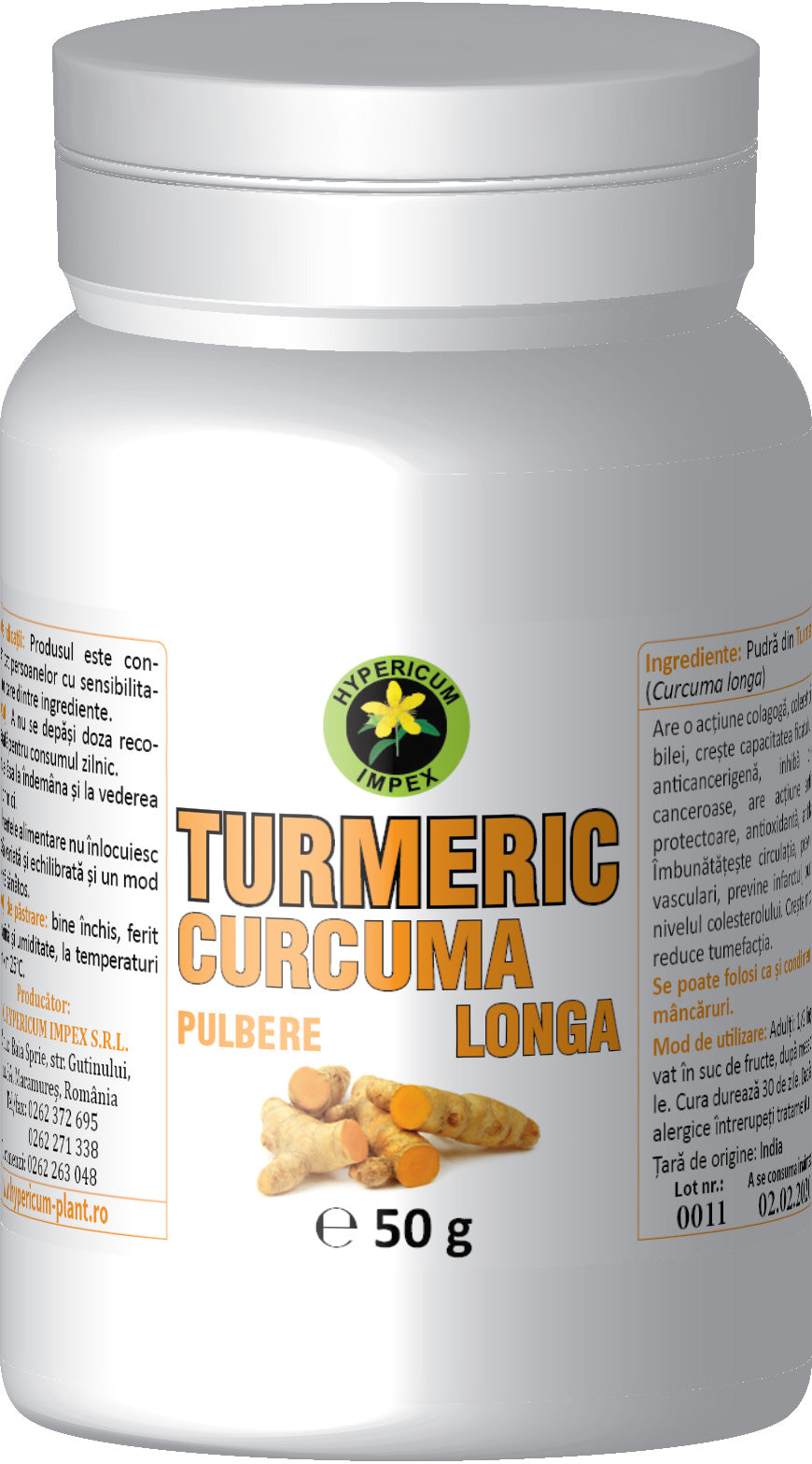 Turmeric pulbere 50g