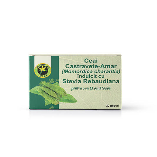 Ceai Castravete Amar (Momordica charantia) cu Stevia doze