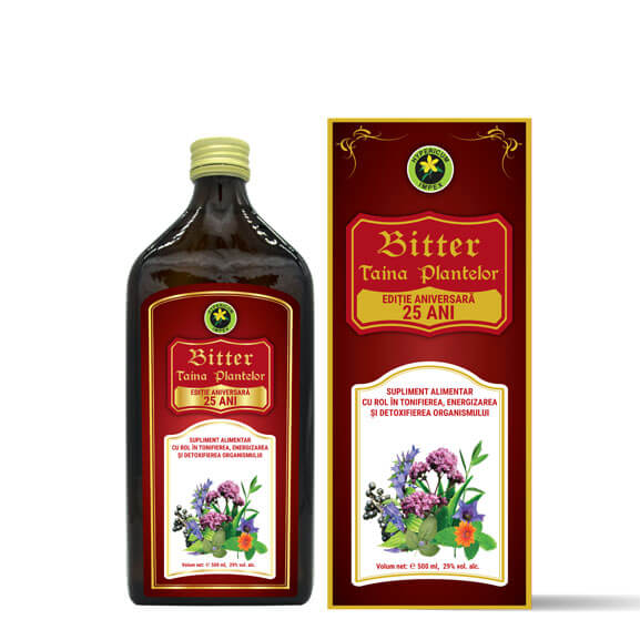 Bitter Taina Plantelor Editie aniversara 25 ani Rosu 500ml