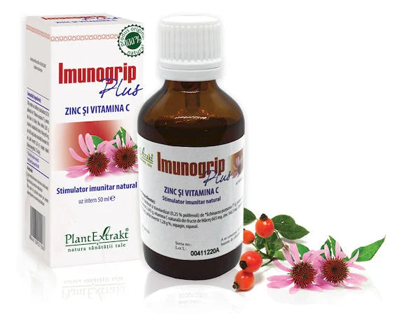 Imunogrip Plus Zinc și Vitamina C, 50 ml
