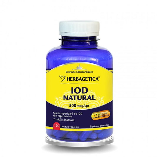 Iod Natural Herbagetica 120 Capsule