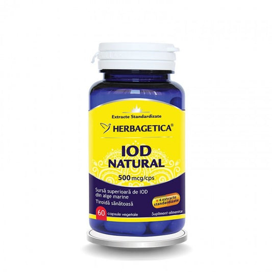 Iod Natural Herbagetica 60 Capsule