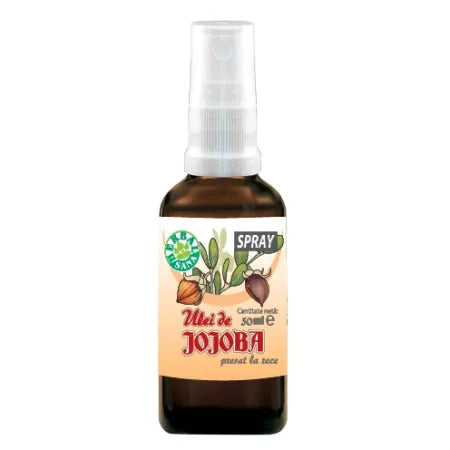 Ulei de Jojoba presat la rece spray, uz extern, 50 ml, Herbal Sana