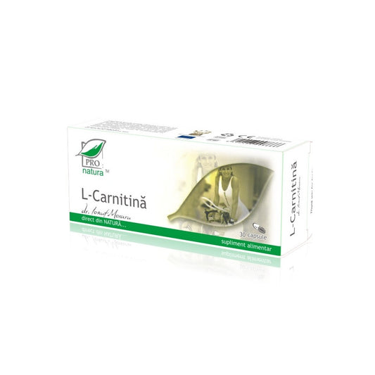 L-Carnitina, 30 capsule Pro Natura