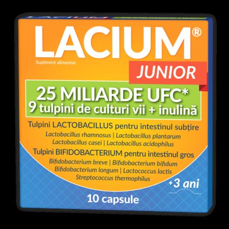 Lacium Junior 25 miliarde UFC, 10 capsule, Zdrovit