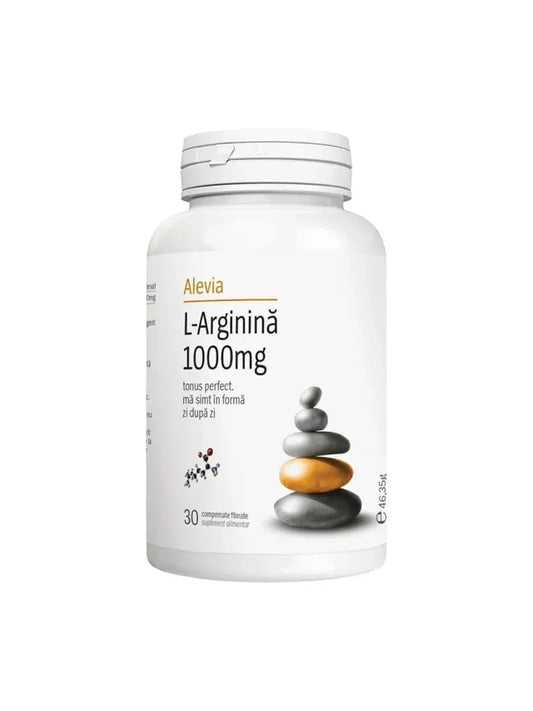 L-arginina, 30 comprimate filmate, Alevia