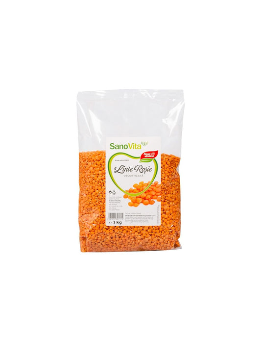 LINTE ROȘIE DECORTICATĂ 1 KG