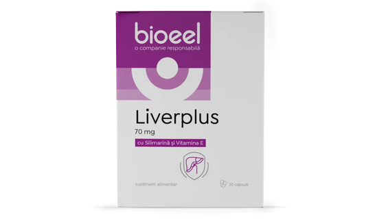 LIVERPLUS CU SILIMARINA SI VITAMINA E 70MG 30CPS
