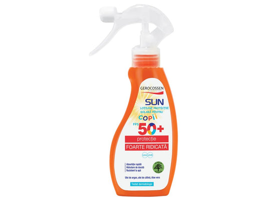 Spray protectie solara pentru copii SPF 50+ Gerocossen Sun 200 ml