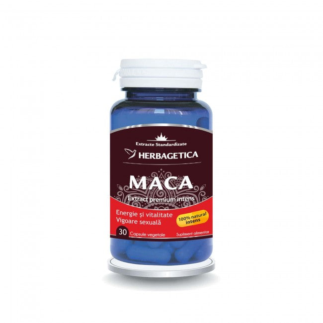 Maca 0.6/4:1 Herbagetica 30 Capsule
