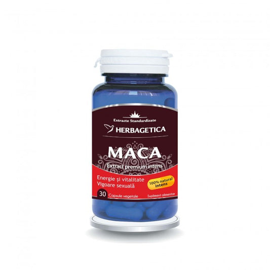 Maca 0.6/4:1 Herbagetica 30 Capsule