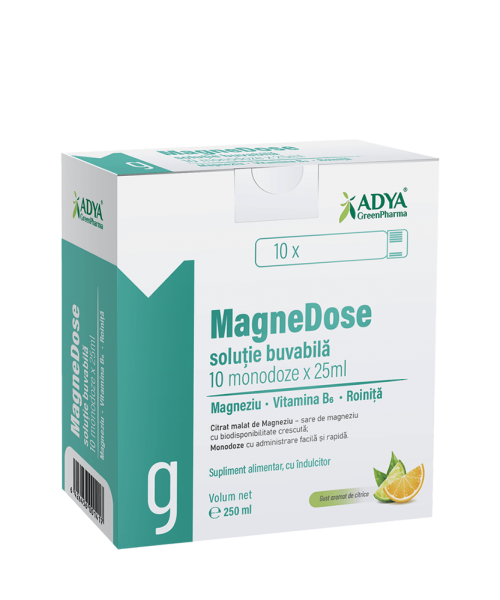MAGNEDOSE SOLUTIE BUVABILA 25ML*10MDZ