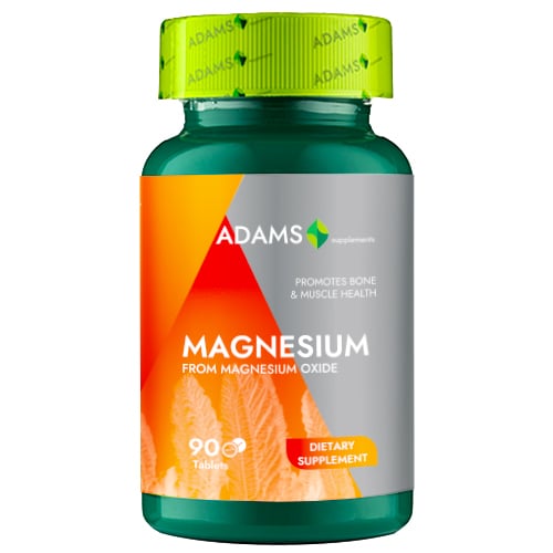 Magneziu 375mg, 90tab, Adams Supplements