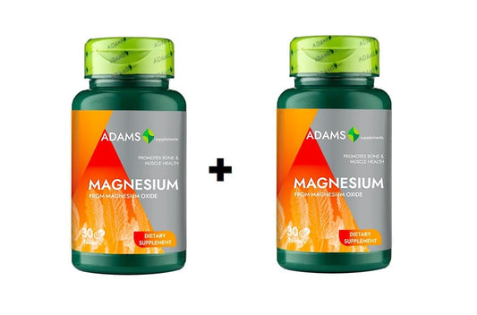 Magneziu 375mg 2x30 comprimate, Adams